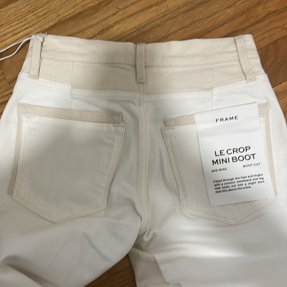 NWT FRAME Le crop mini boot jeans - Picture 2 of 4